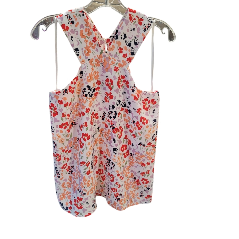 NWT Ann Taylor Factory Floral Sleeves Blouse